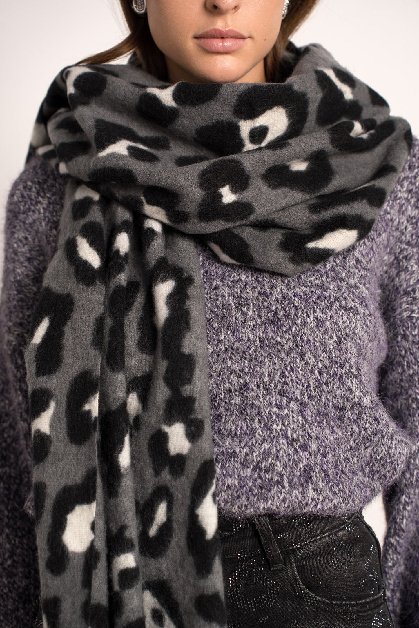 Écharpe Léopard Douce