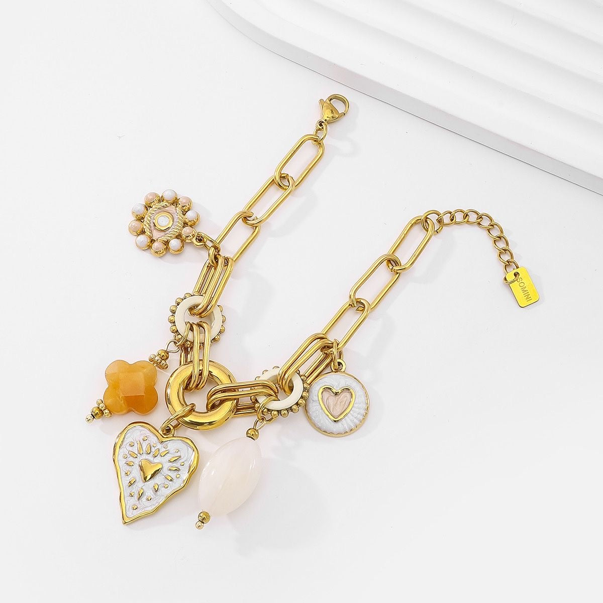 Bracelet Cœur Doré