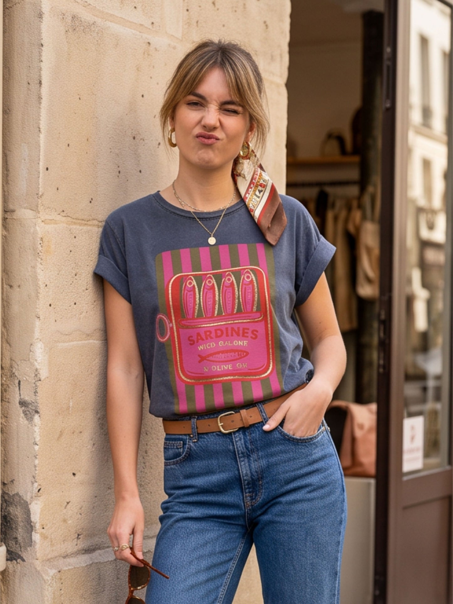 Tee-shirt Zélie - Sardines Vintage