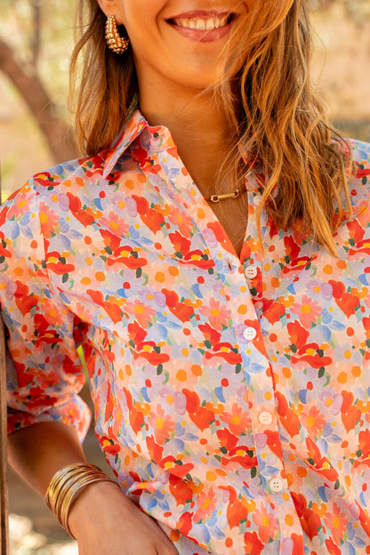 Chemise Fleurie Vive