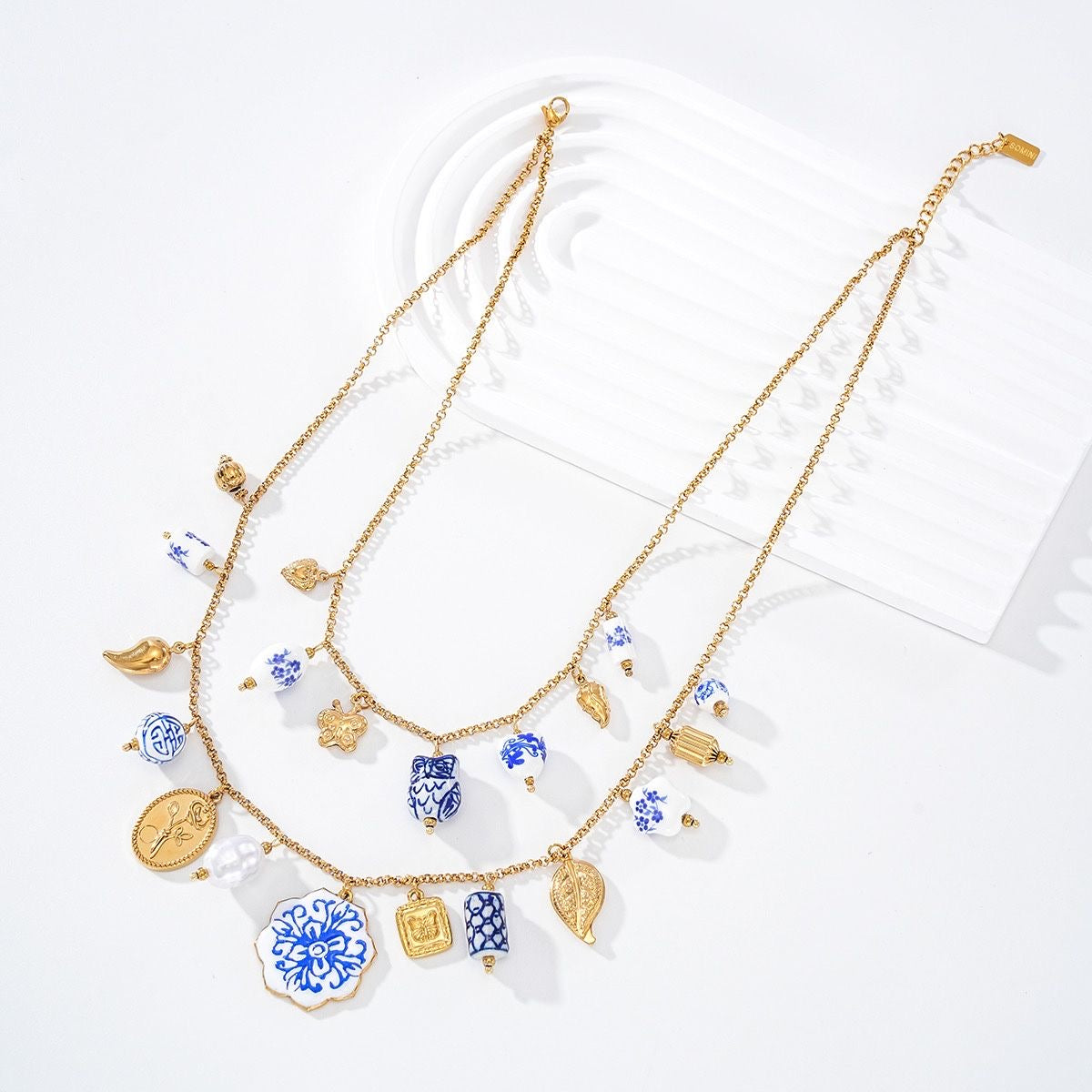 Collier Multirangs Doré