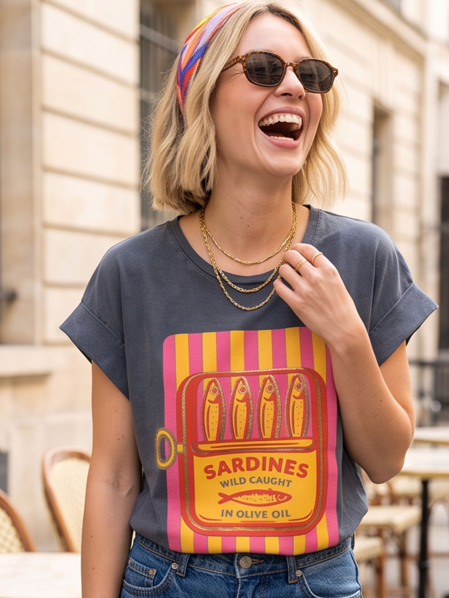 Tee-shirt Zélie - Sardines Vintage