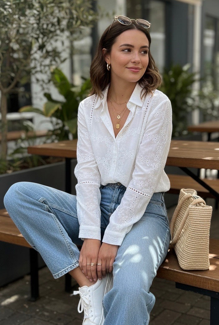 Chemise Détail Ajouré