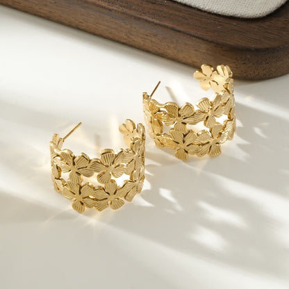 Créoles Fleur Dorée