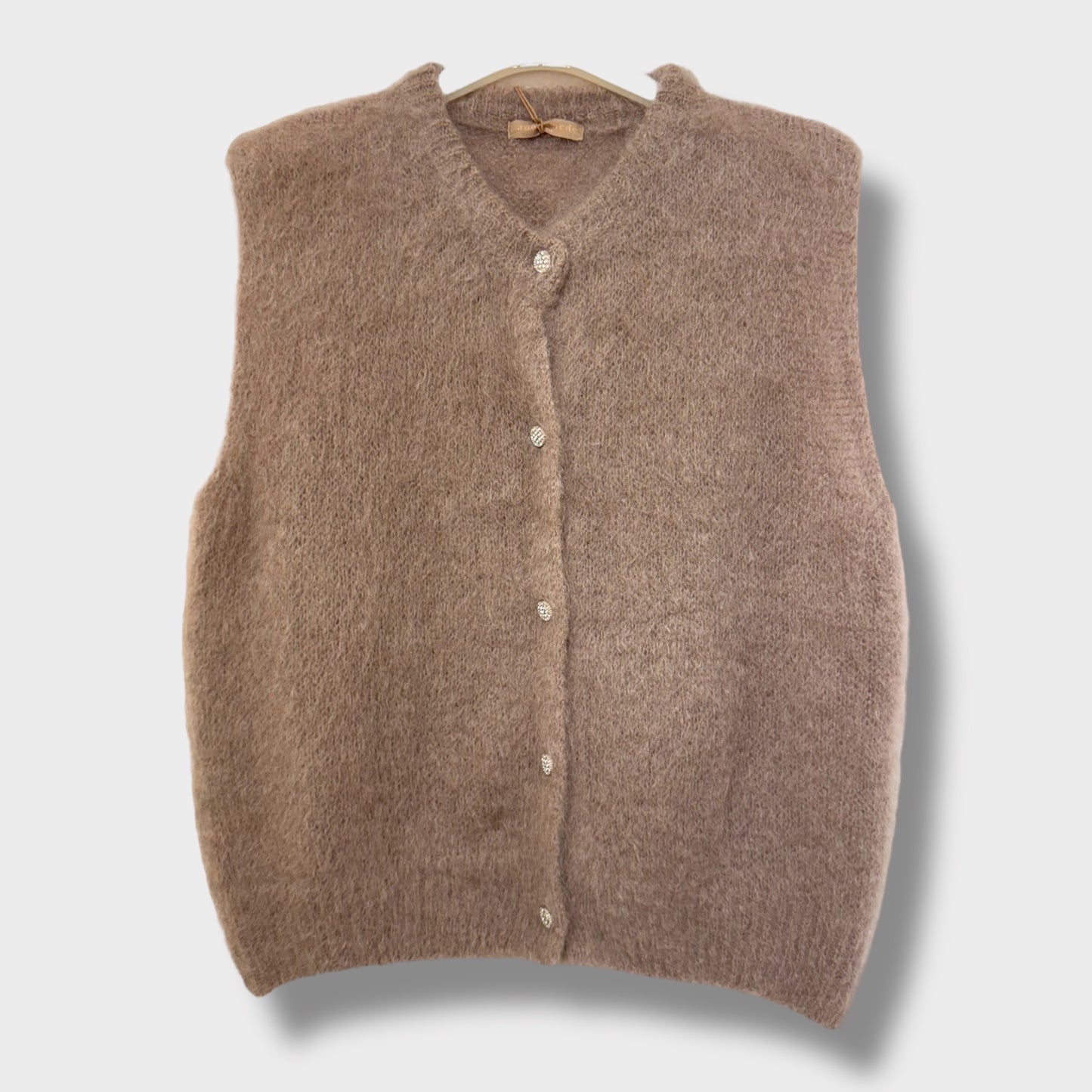 Gilet sans Manches 80% Mohair