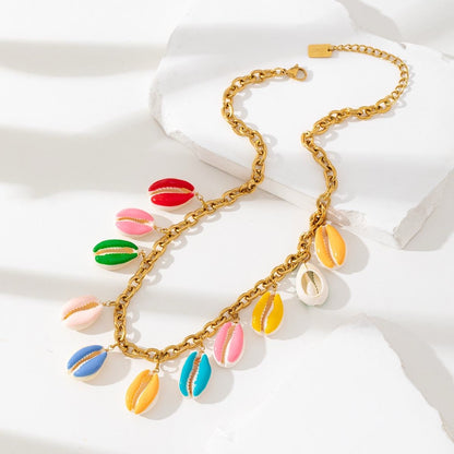 Collier Charms Coquillage