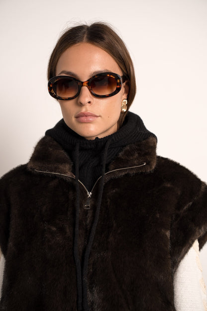 Veste Fausse Fourrure