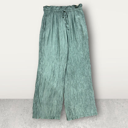 Pantalon Évasé Crépon