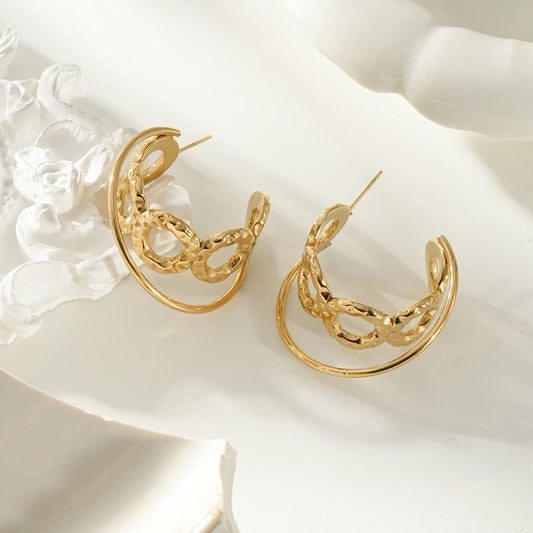 Boucles Effet Entrelacé