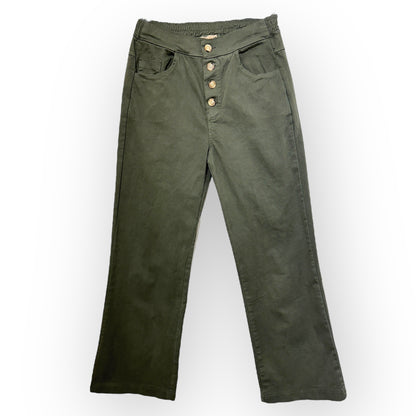 Pantalon Droit Boutons