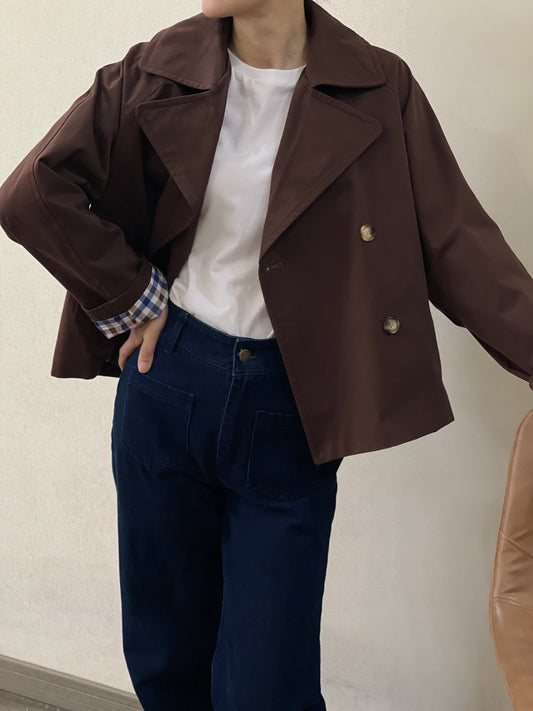 Veste Trench Marron