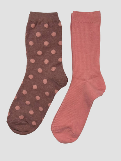 Duo de boîtes à chaussettes rose Porto et Barcelone