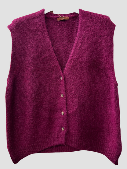 Gilet sans Manches Mohair