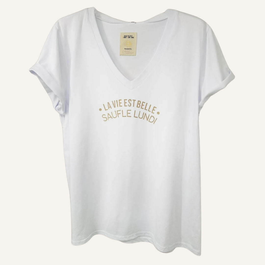 Tee-shirt "Sauf le Lundi"