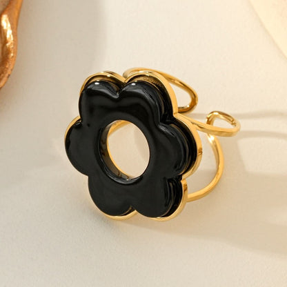 Bague Fleur Minimaliste