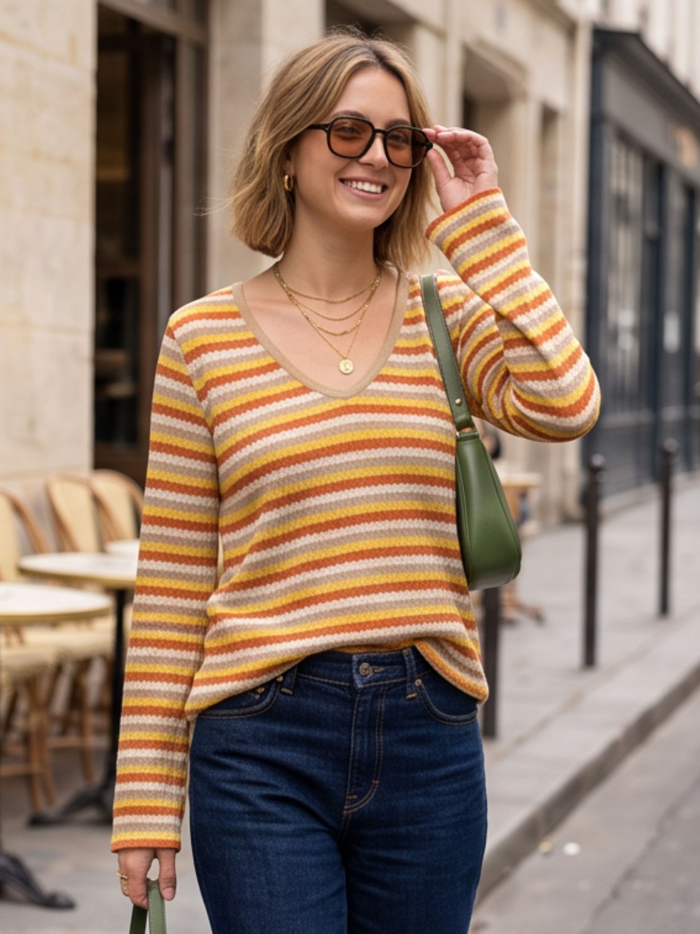 Pull Elea - Maille Rayée Estivale