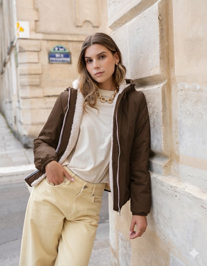 Imperméable Fourré Sherpa Court