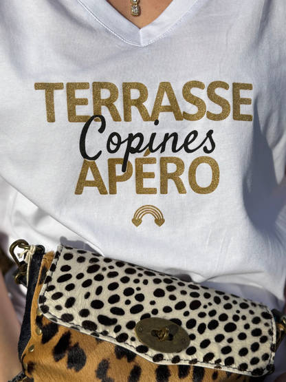 Tee-shirt Terrasse Copines