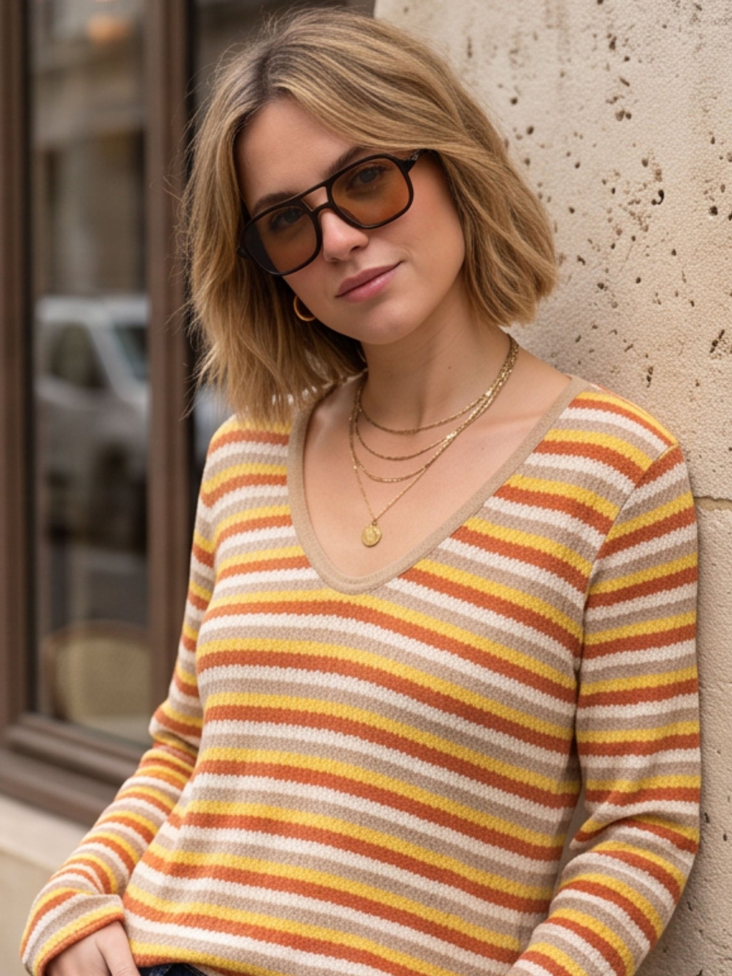 Pull Elea - Maille Rayée Estivale