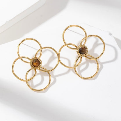 Boucles d'Oreilles Fleur d'élégance
