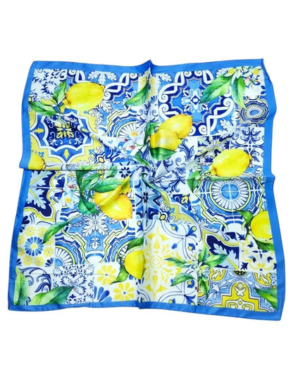 Carré de Foulard "Dolce Limone"