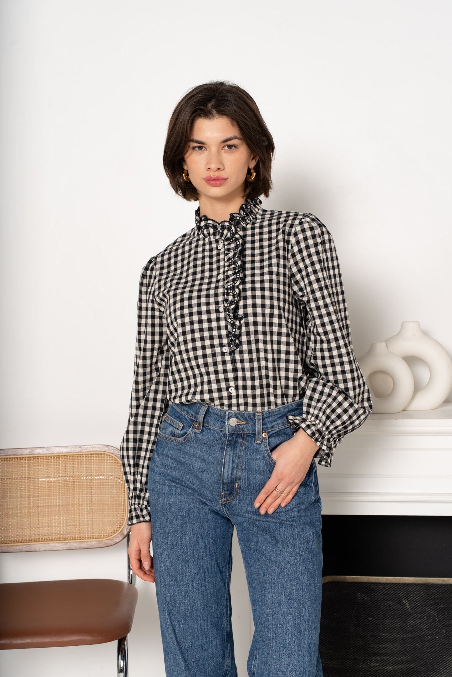 Chemise Vichy Rétro Chic