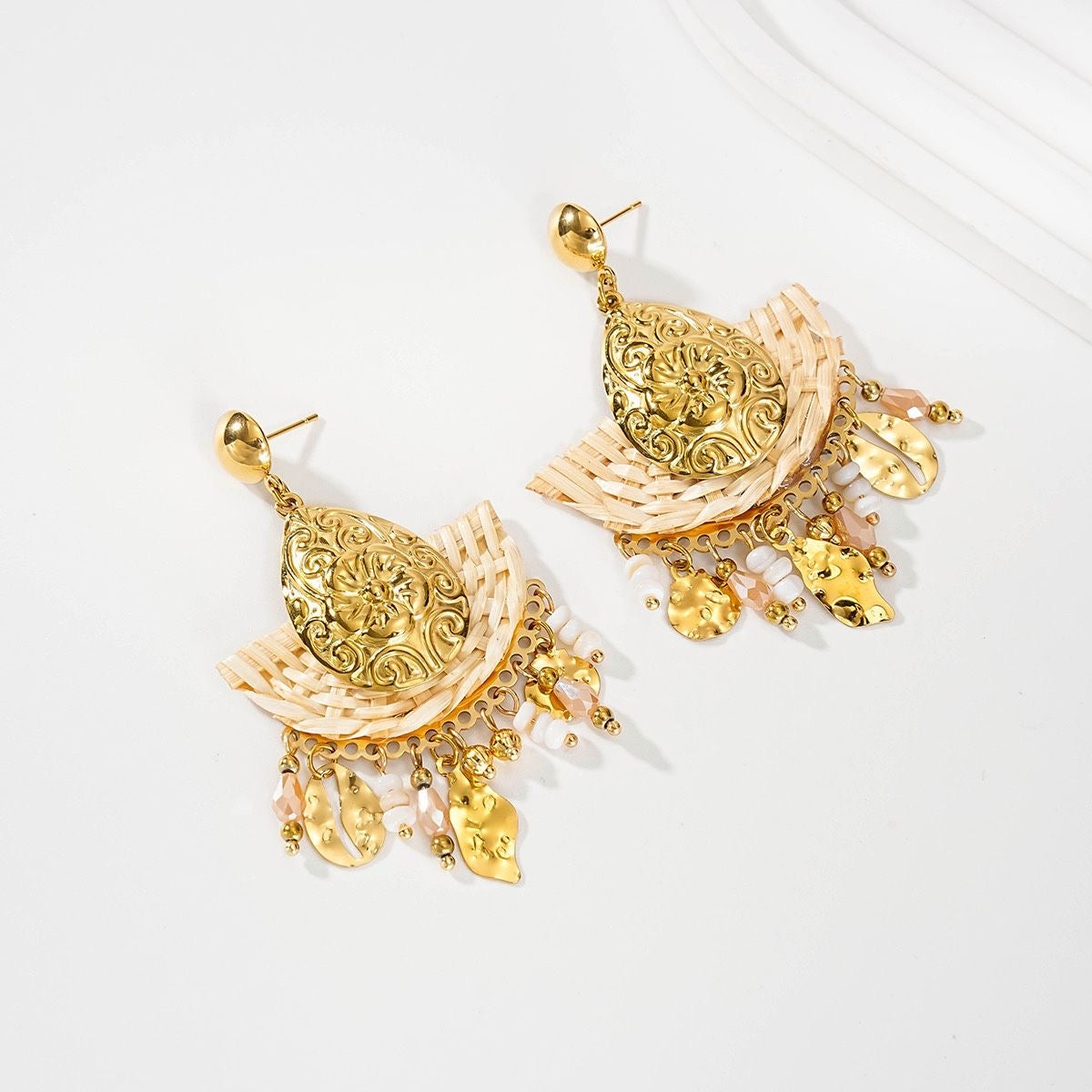 Boucles Dorées Raphia