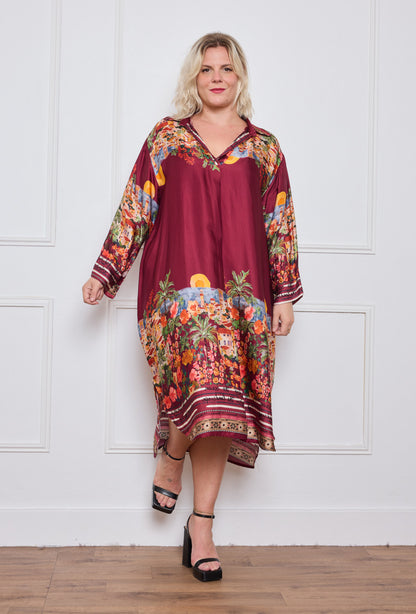 Robe Fluide Soie - TU du 44 au 50