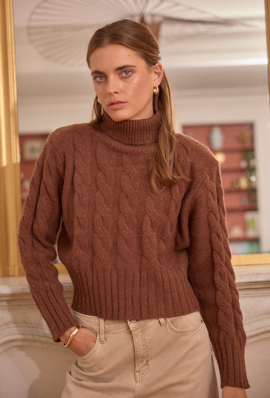 Pull Torsadé Uni