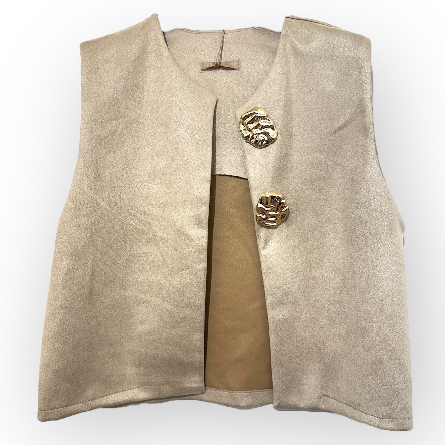 Gilet effet Daim Chic
