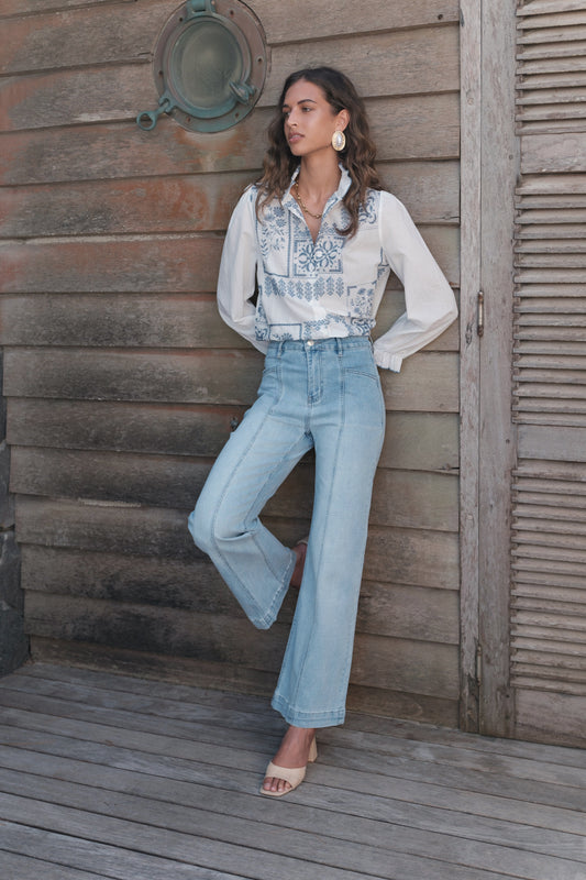 Jean Wide Leg Couture