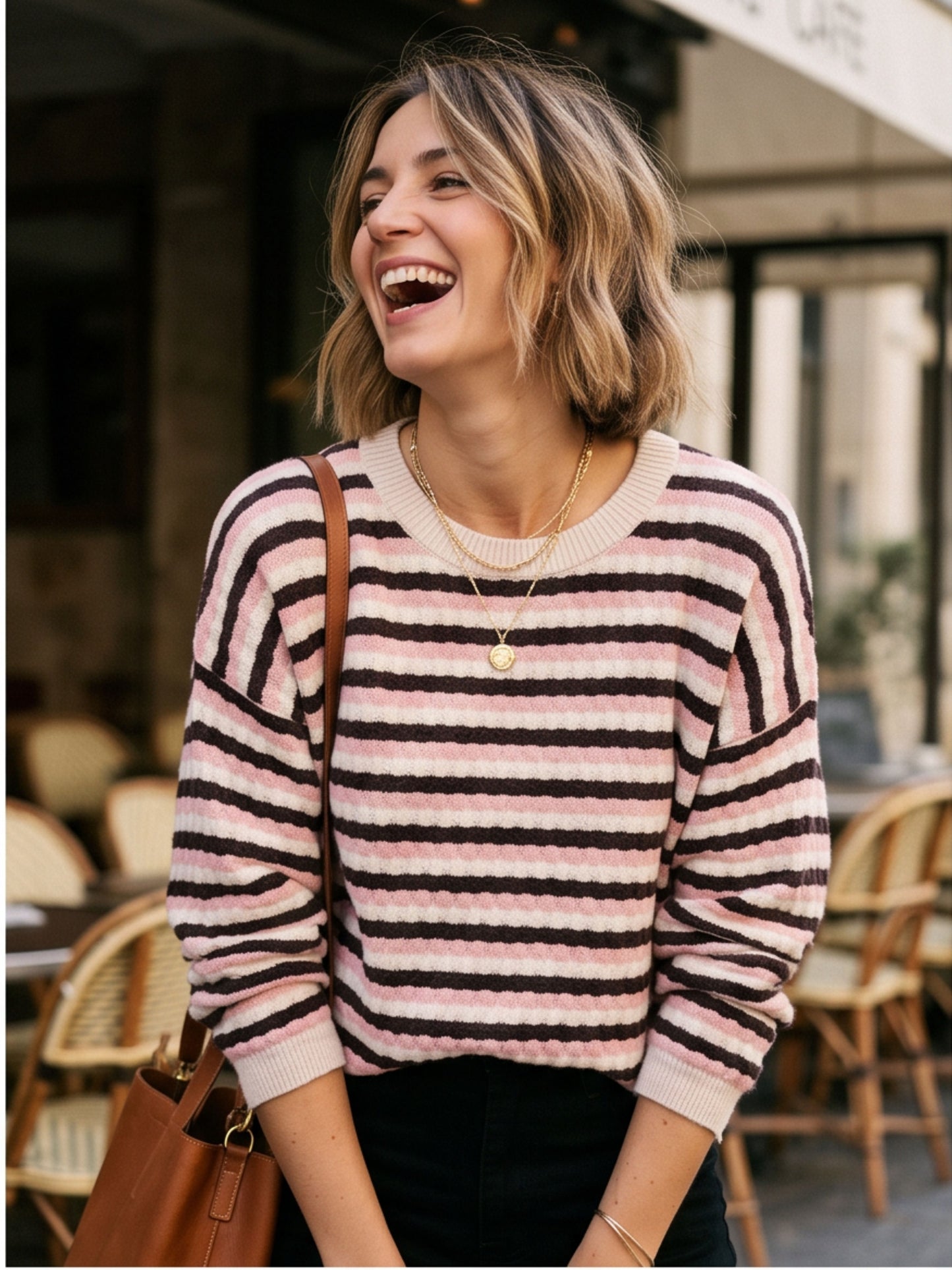 Pull Idalie - Rayé Oversize