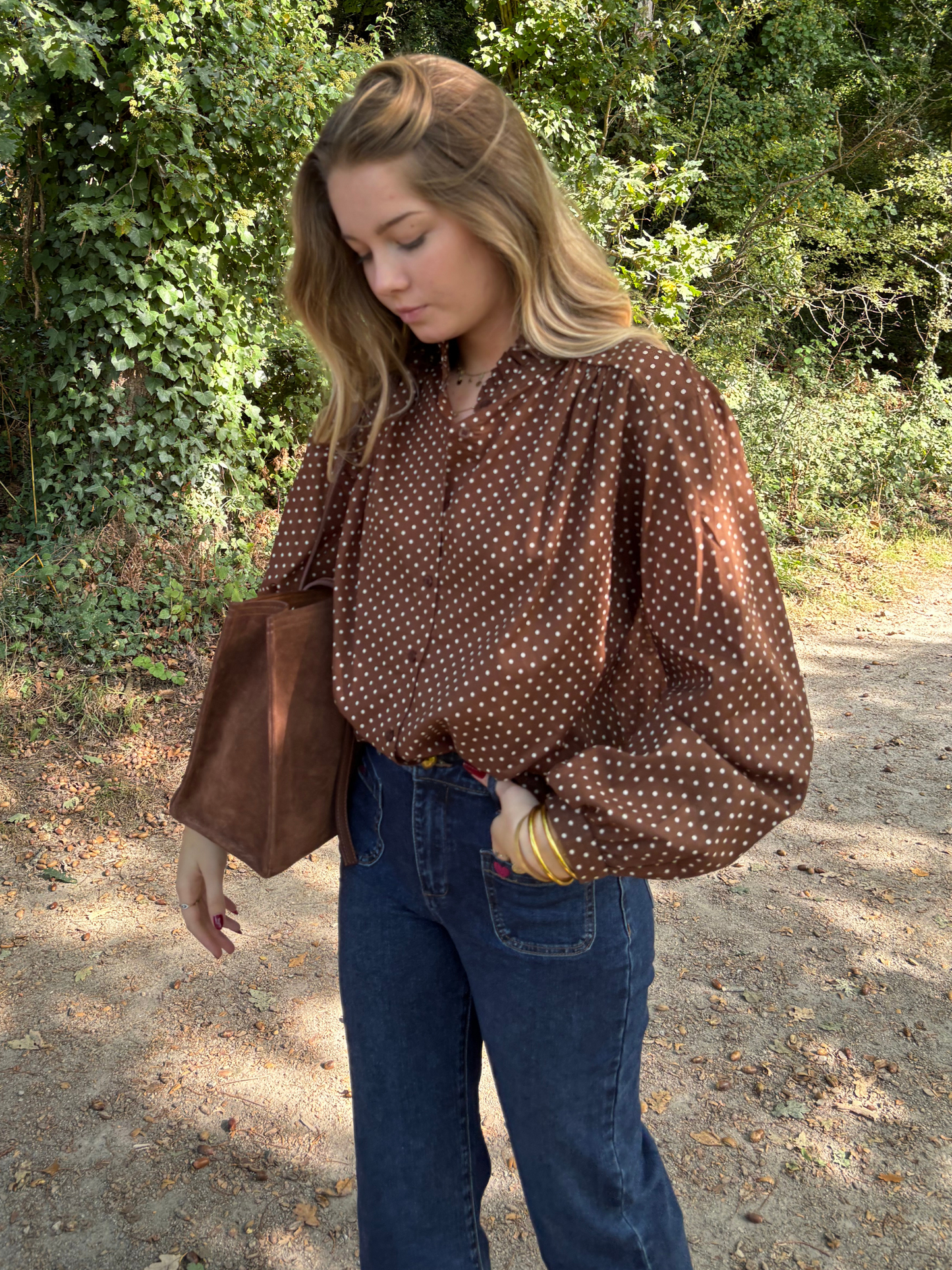 Chemise à Pois Coton
