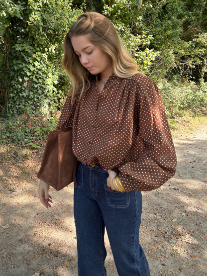 Chemise à Pois Coton