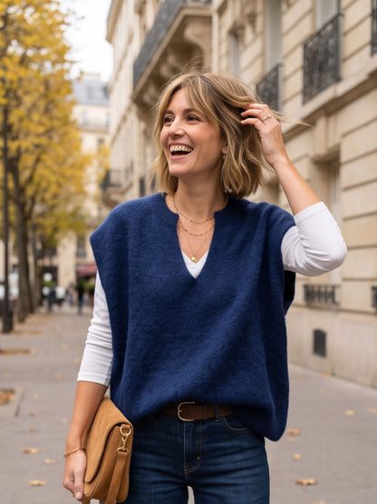 Pull Perrine - Maille Col Ouvert