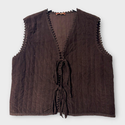Gilet Coton Texturé