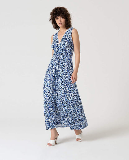 Robe Longue Florale en Bambou.