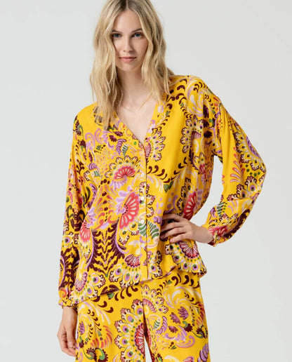 Blouse Fluide Imprimé Bohème