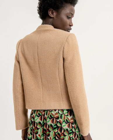 Manteau Court Jacquard / 553CAFI413