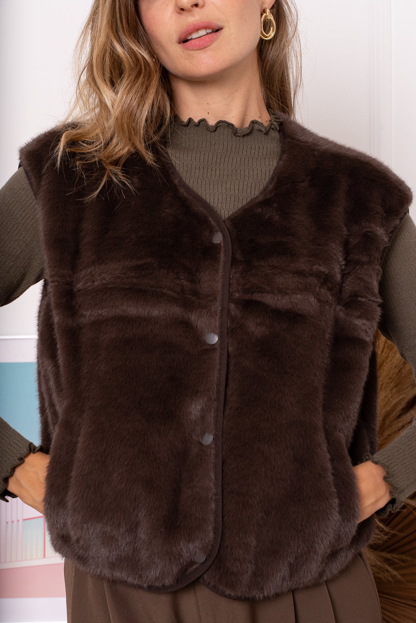 Gilet Peluche Trendy