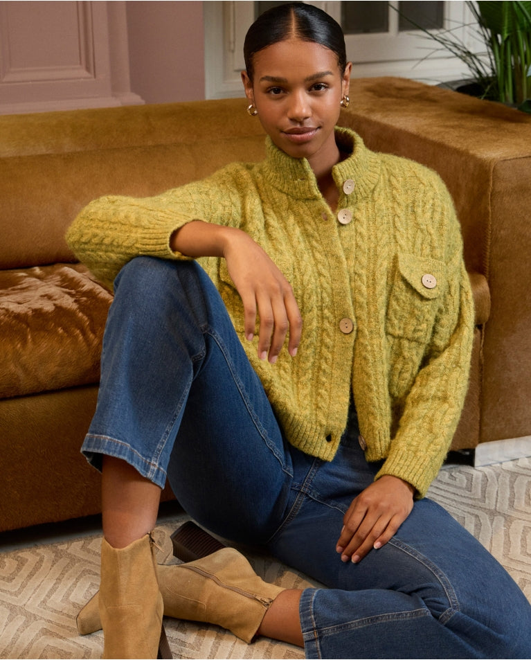 Cardigan en Maille Recyclé - Surkana