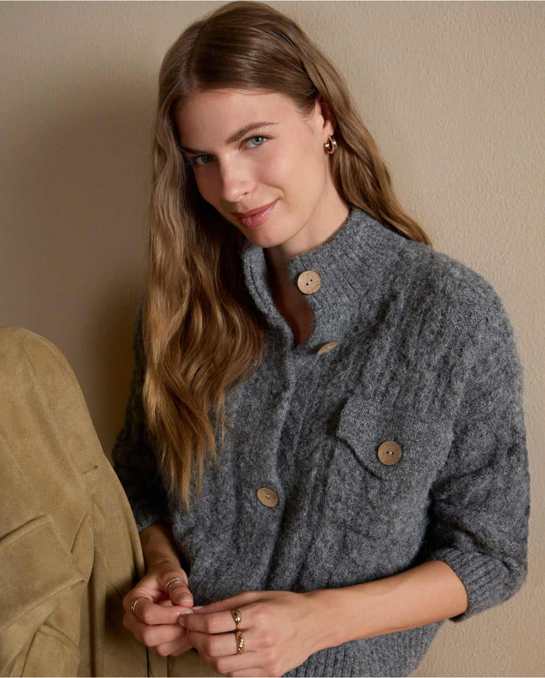 Cardigan en Maille Recyclé - Surkana