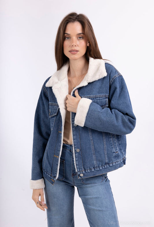 Veste Denim Doublure