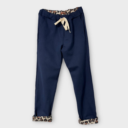 Pantalon Revers Léopard