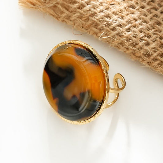 Bague Résine Marbré