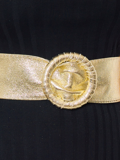 Ceinture en Cuir Unie