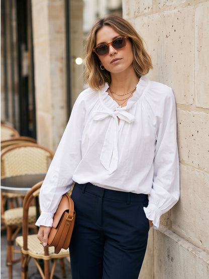Blouse Elvire - Nœud Lavallière