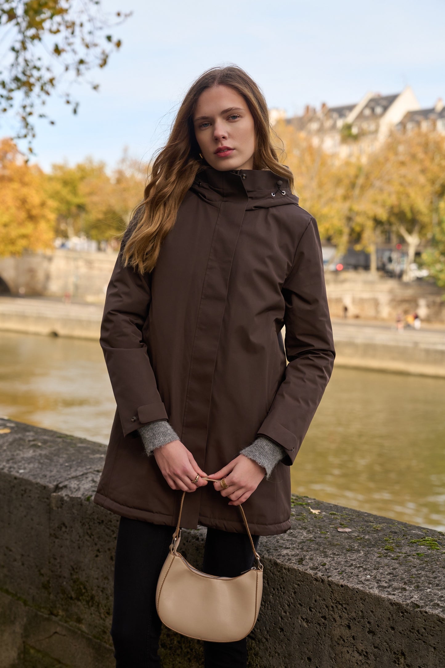Parka Imperméable Fourré Bicolore