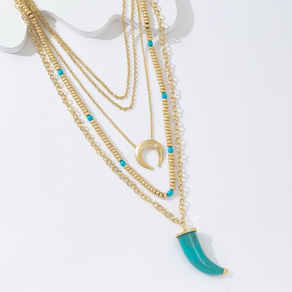 Collier Multi-Chaînes Bohème