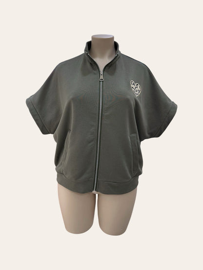Veste Sweat Coeur - TU du 44 au 50